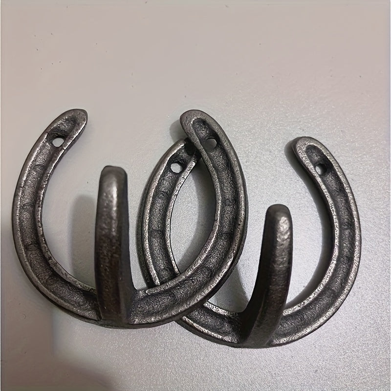 2pcs Ganchos Decorativos em Ferro Fundido