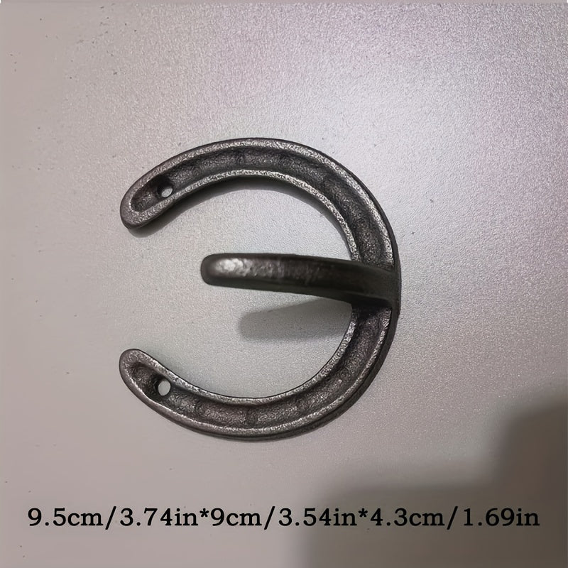 2pcs Ganchos Decorativos em Ferro Fundido