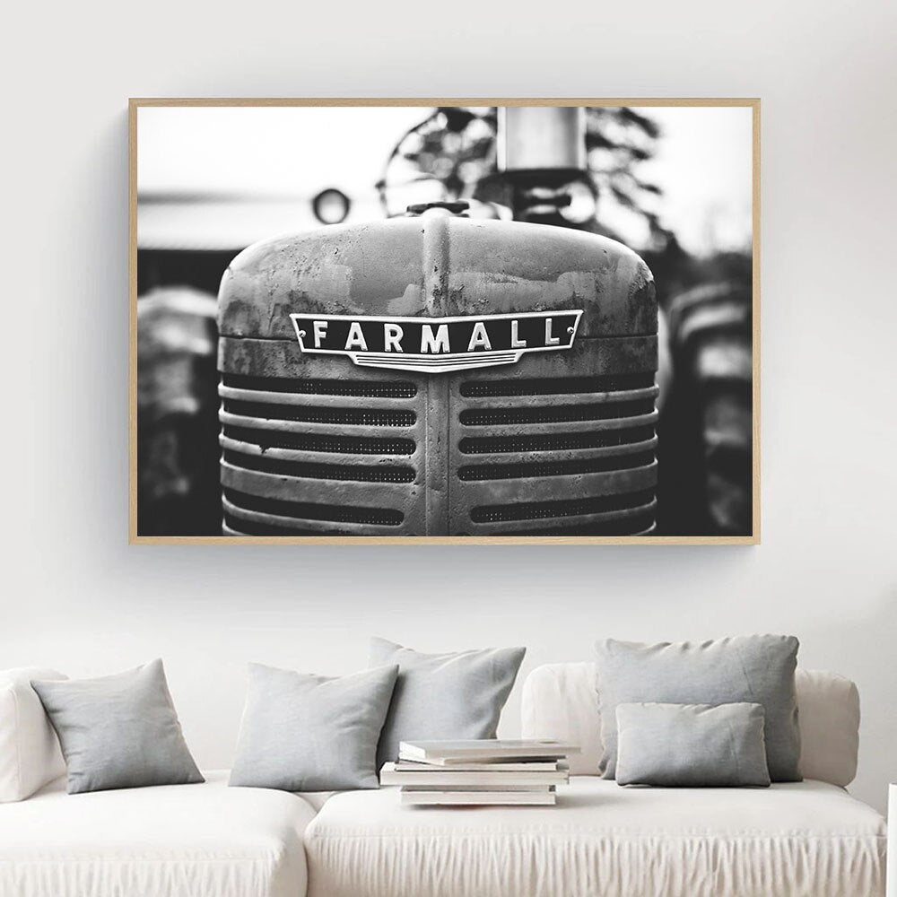 Tela Vintage Tractor