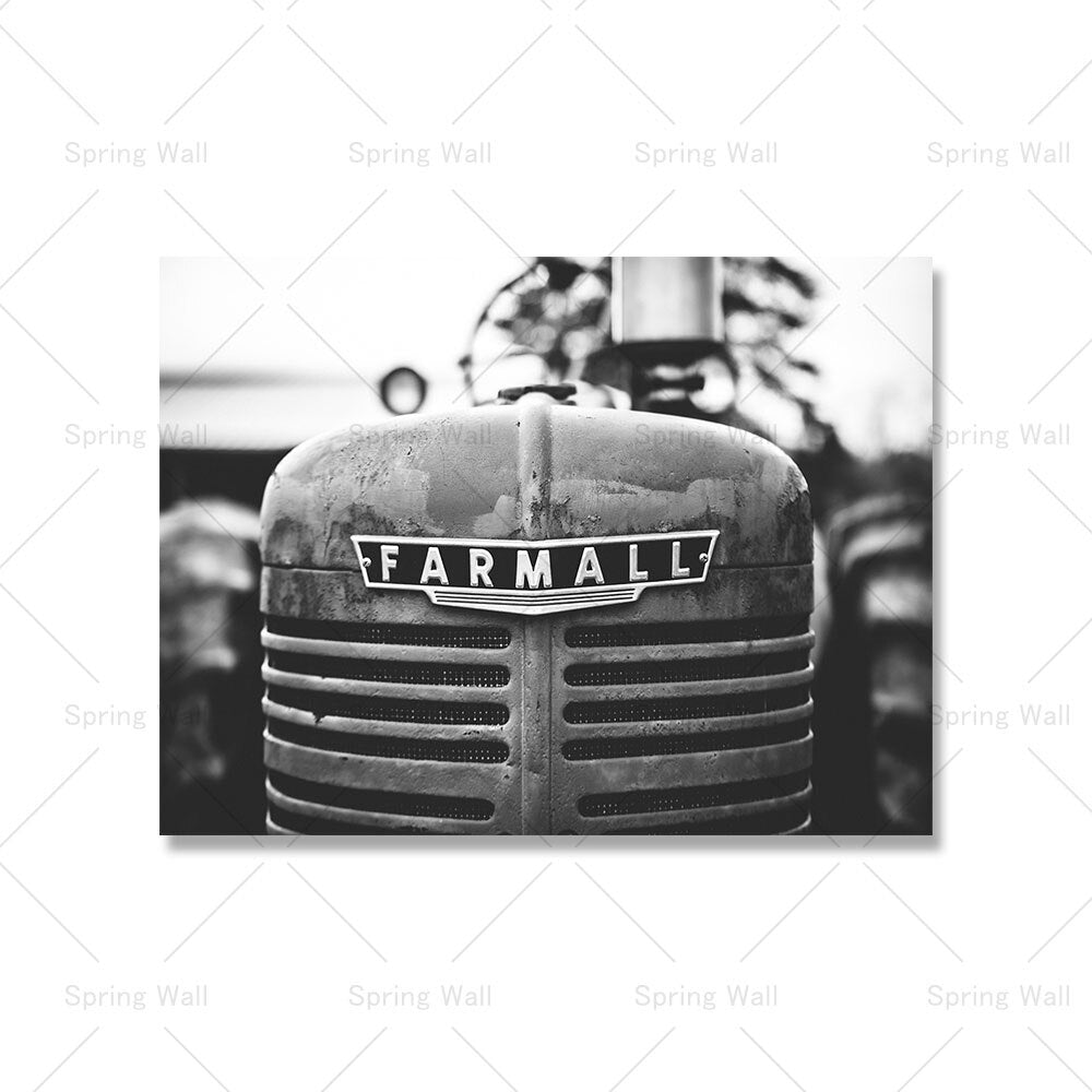 Tela Vintage Tractor