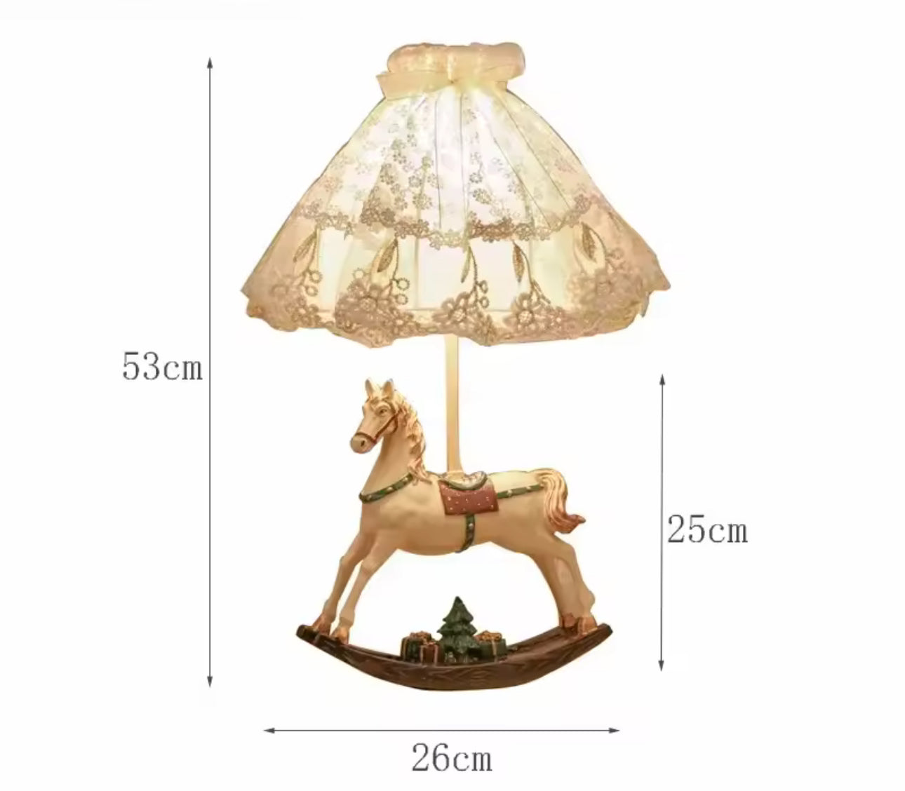 Abajur Cavalo de Carrossel