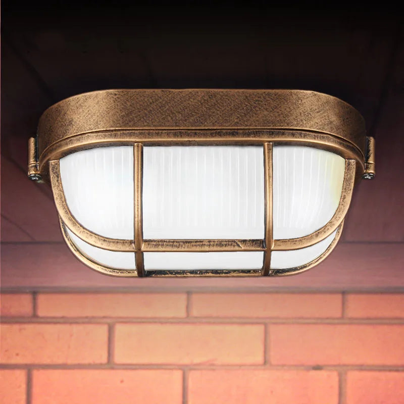 Luminária vintage anti incêndio