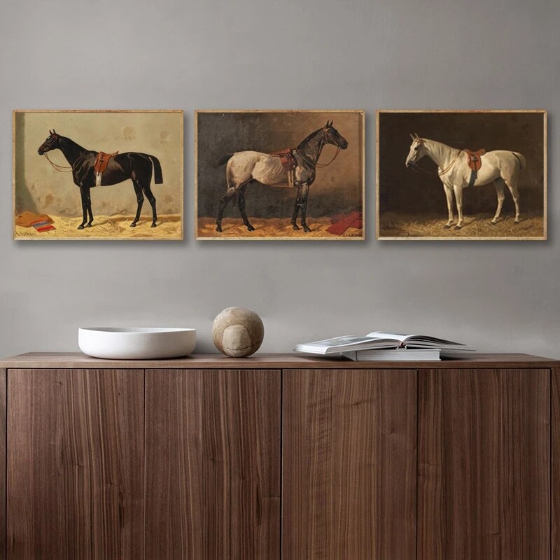 Telas Vintage Equestre