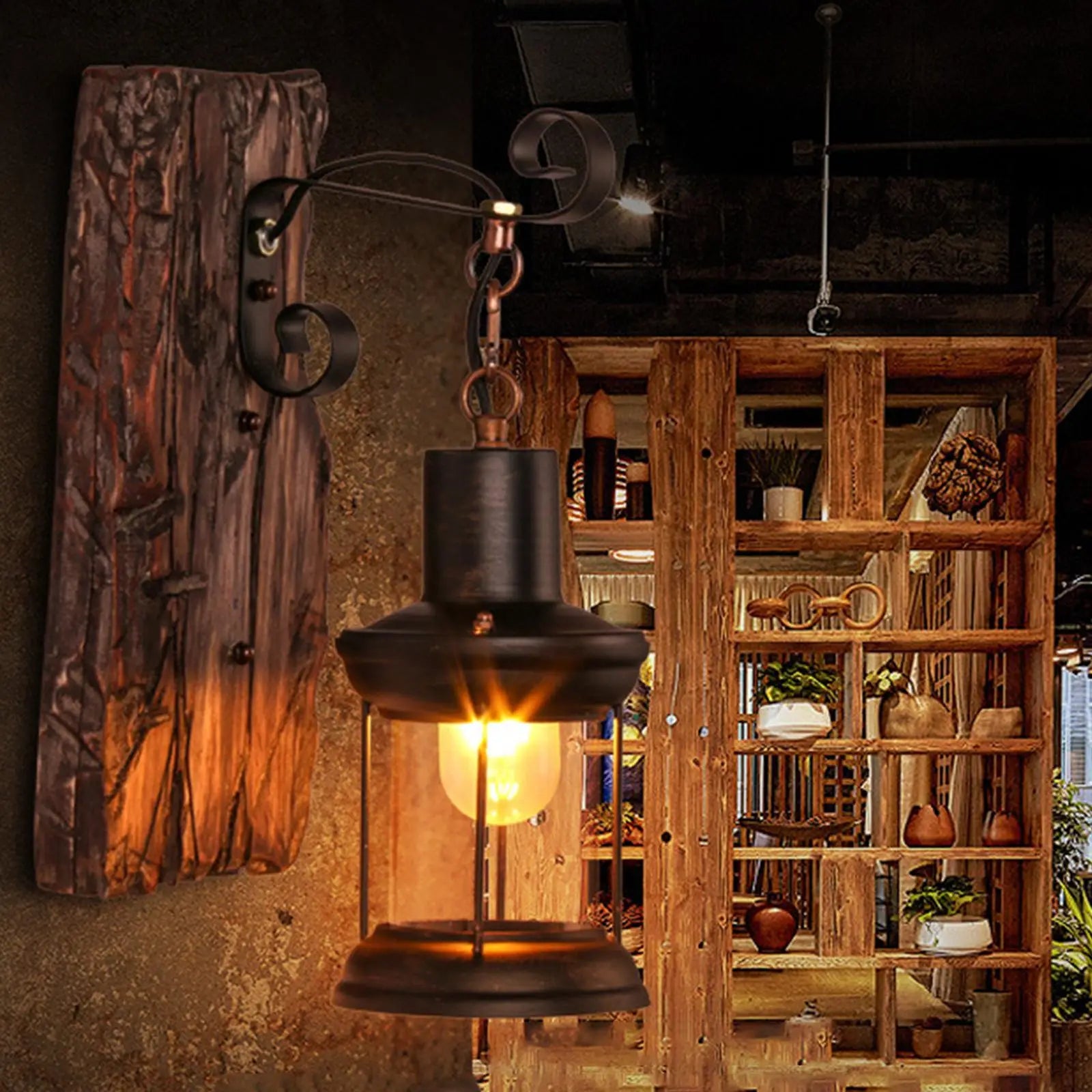 Luminária Rancho Antigo