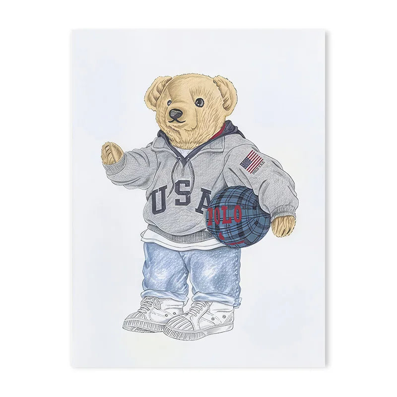Telas Ursos Ralph lauren