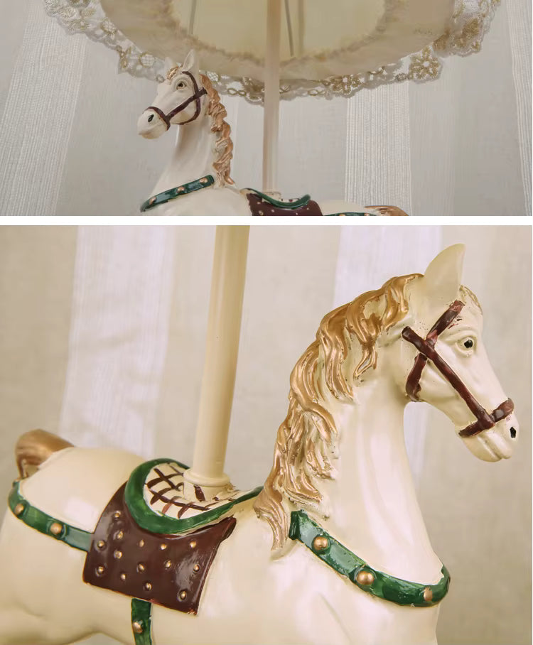 Abajur Cavalo de Carrossel