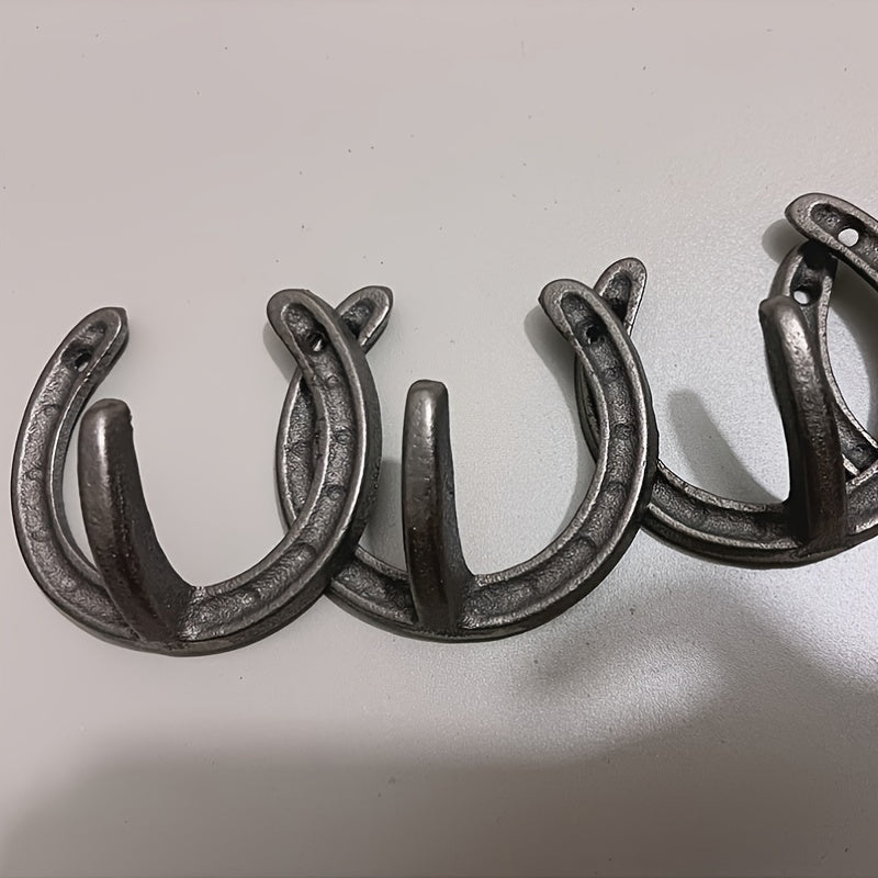 2pcs Ganchos Decorativos em Ferro Fundido