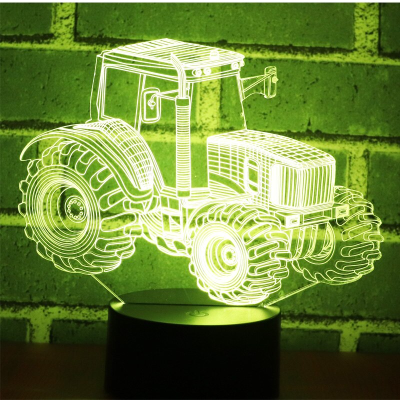 Luminária de LED 3D - Trator