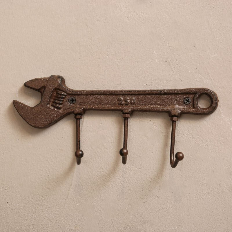 Gancho de pared retro de hierro fundido 