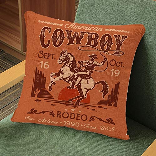 Capa de almofada Cowboy