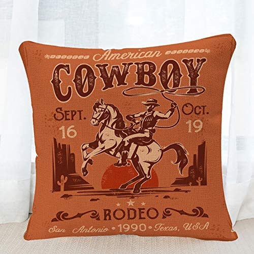 Capa de almofada Cowboy