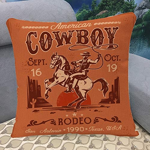 Capa de almofada Cowboy